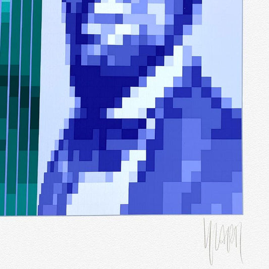 Yvaral, "Kennedy/Lincoln" Limited Edition Serigraph, Numbered and Hand Signed with Letter of Authenticity