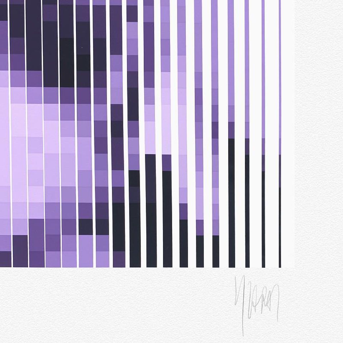 Yvaral, "Washington" Limited Edition Serigraph, Numbered and Hand Signed with Letter of Authenticity