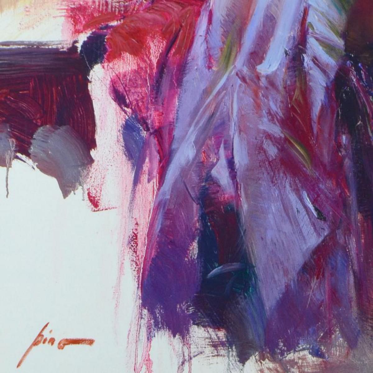 Pino (1939-2010)- Hand Embellished Giclee on Canvas "Siesta"