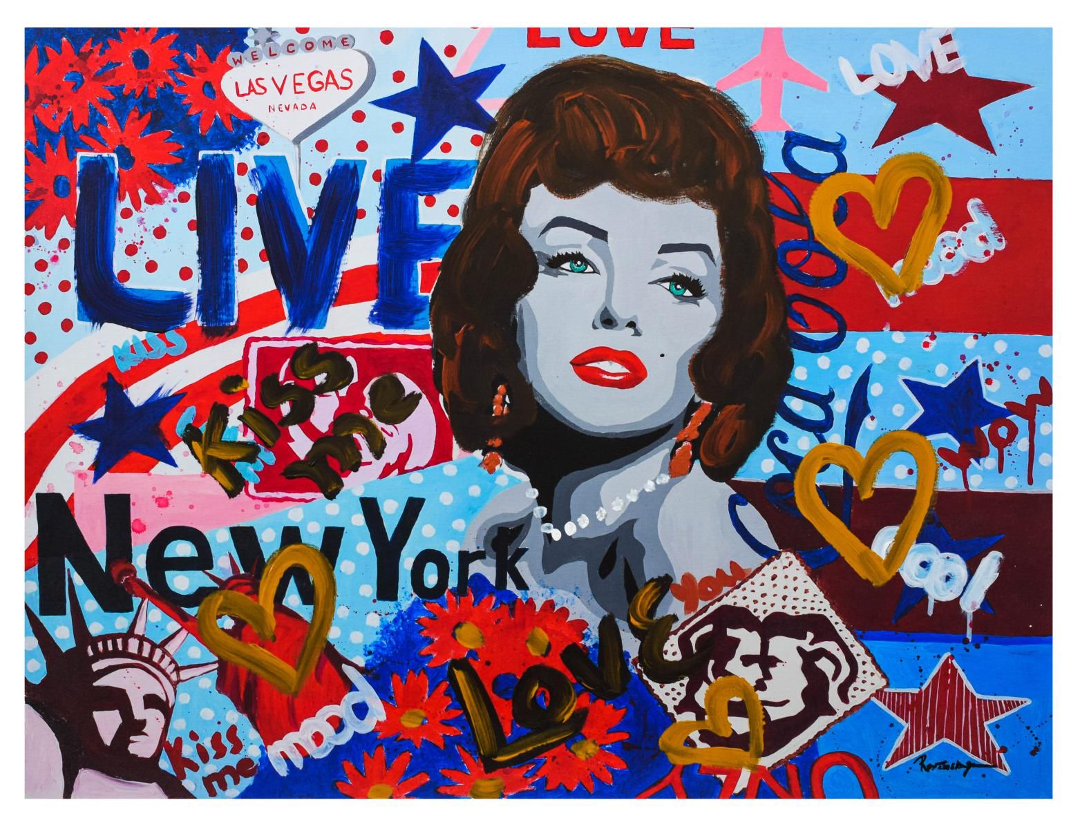 Nastya Rovenskaya- Mixed Media "Looking for Glory"