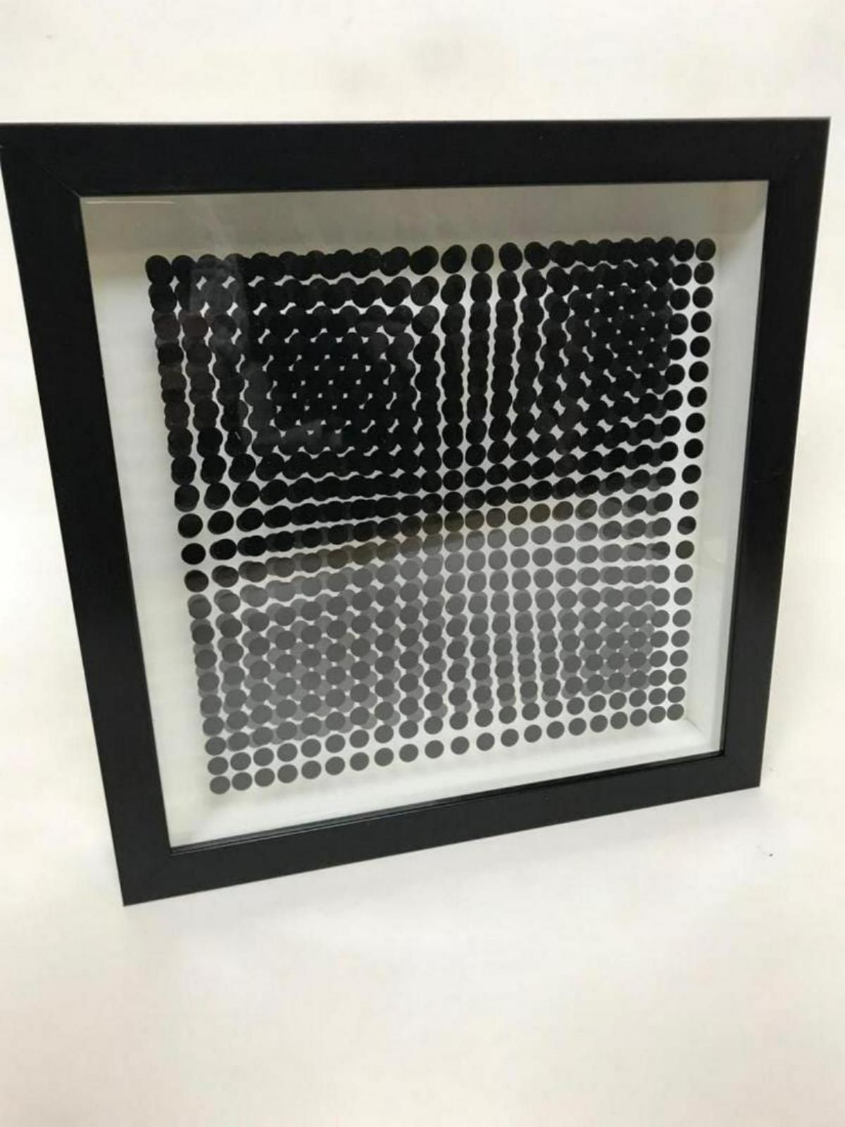 Victor Vasarely- 3D Wall Sculpture/object "Cinetiques"