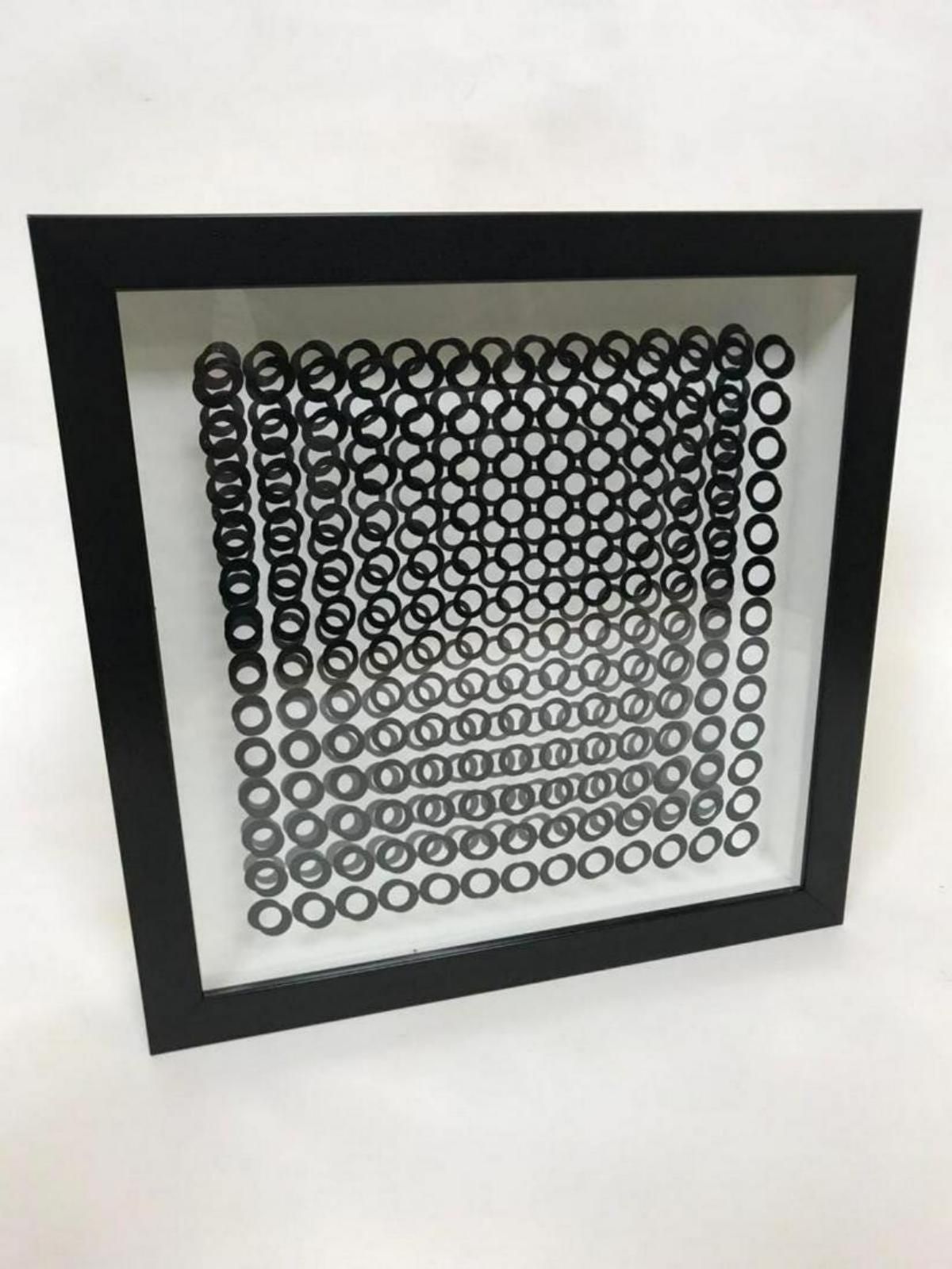 Victor Vasarely- 3D Wall Sculpture/object "Cinetiques"