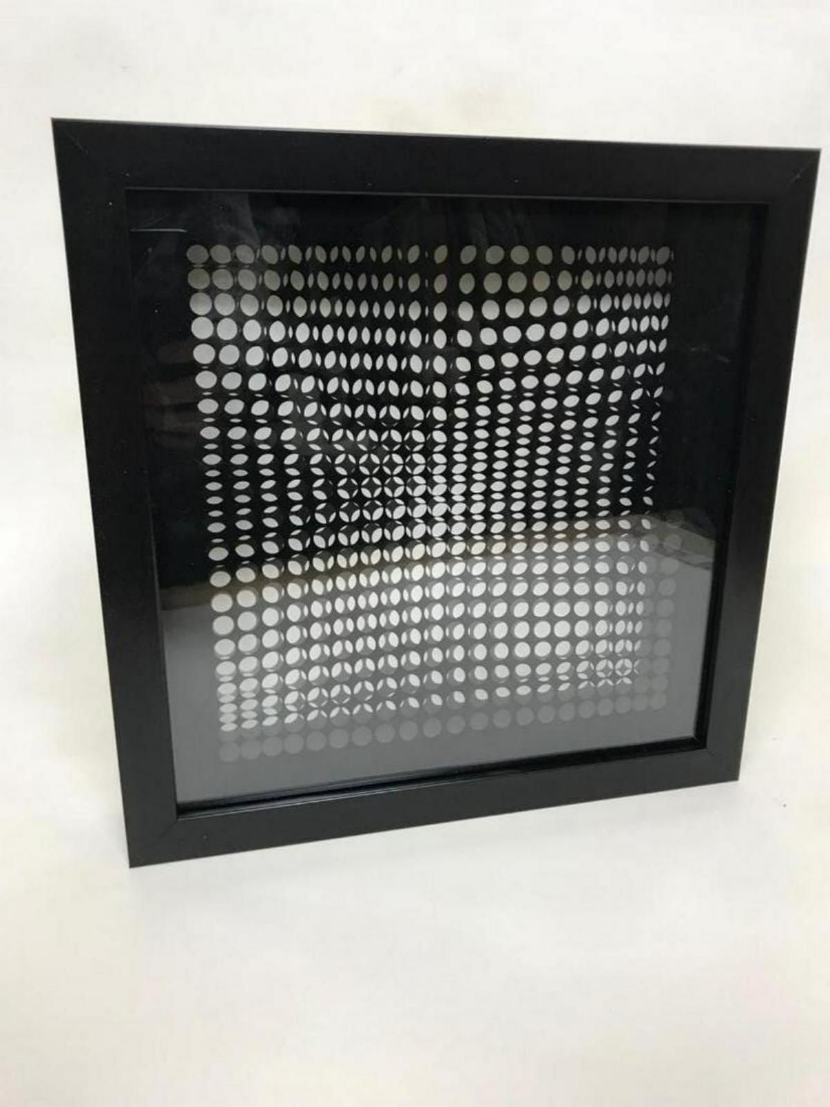 Victor Vasarely- 3D Wall Sculpture/object "Cinetiques"