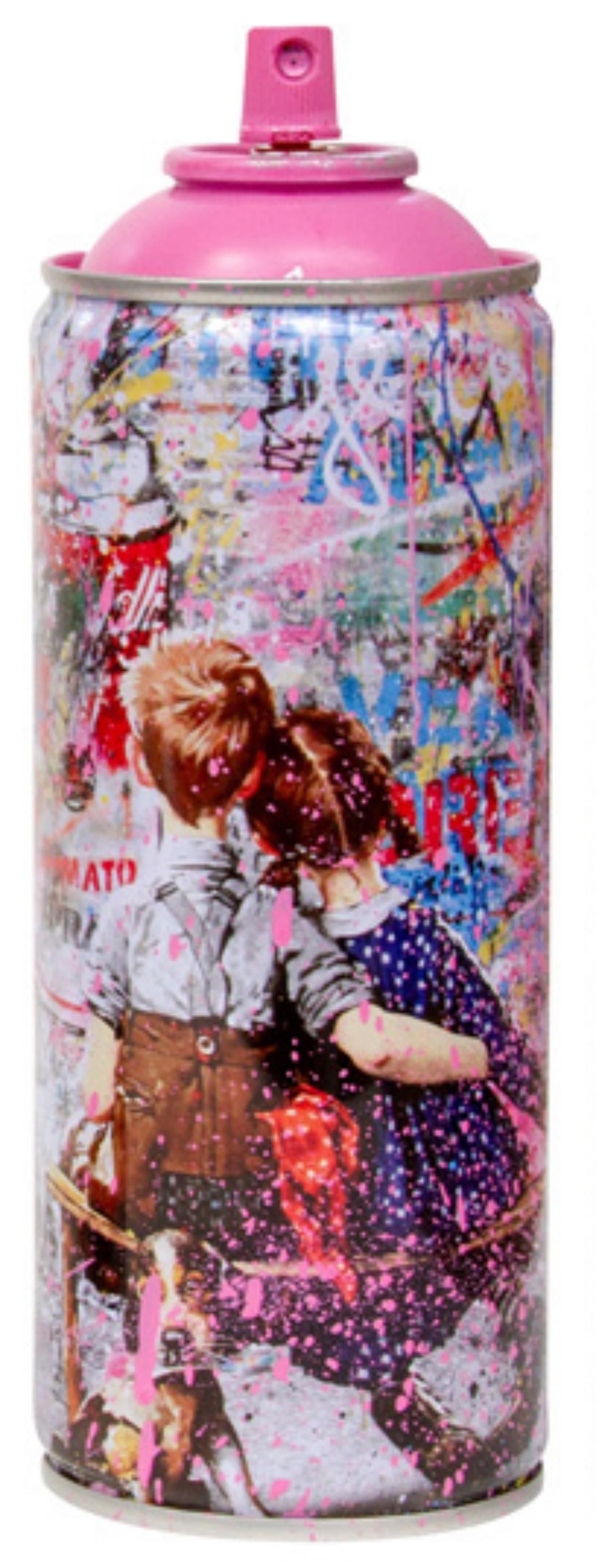 Mr. Brainwash- SPRAY CAN "WORK WELL TOGETHER, 2020"