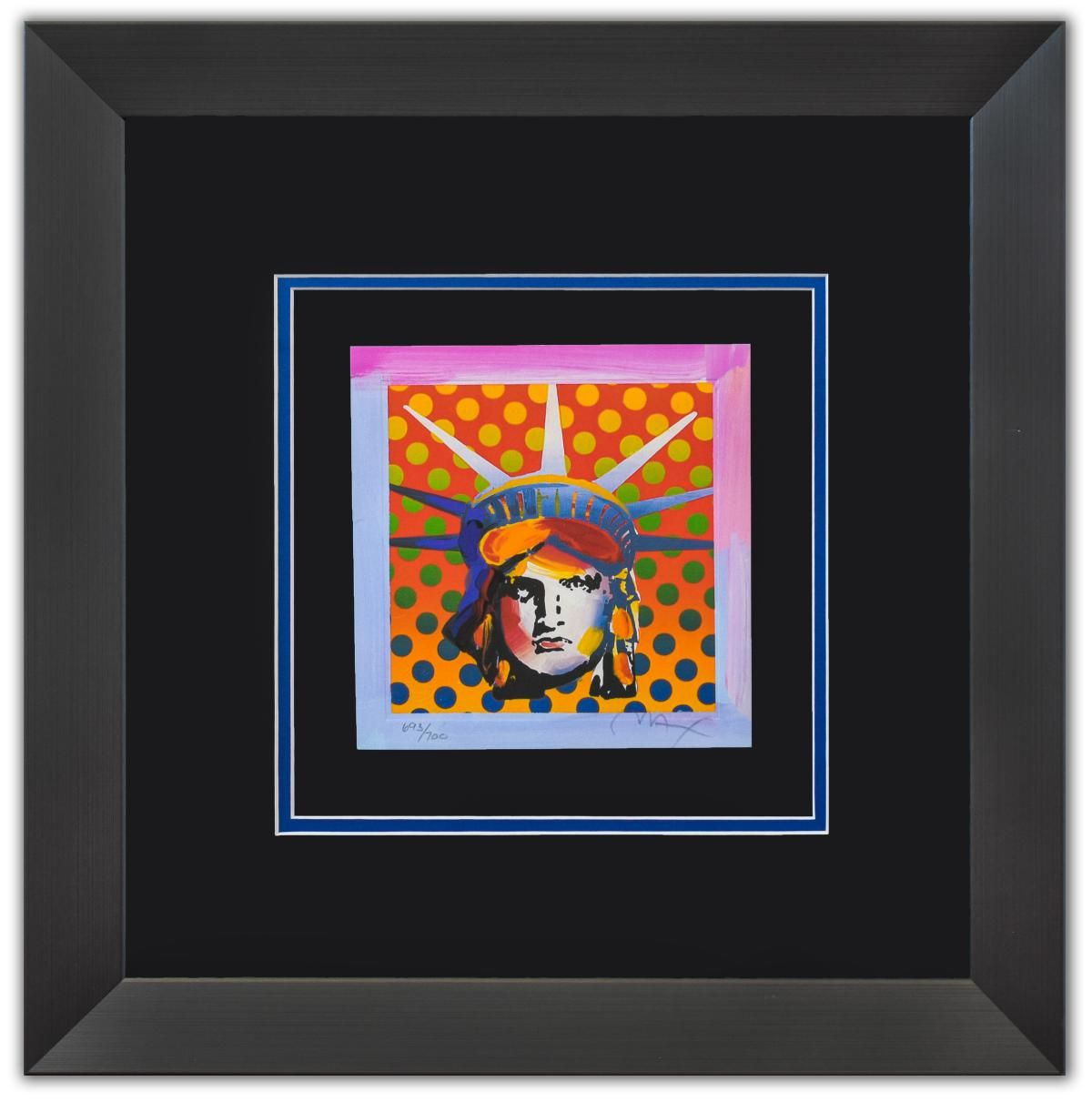 Peter Max- Original Lithograph "IBERTY HEAD XI"