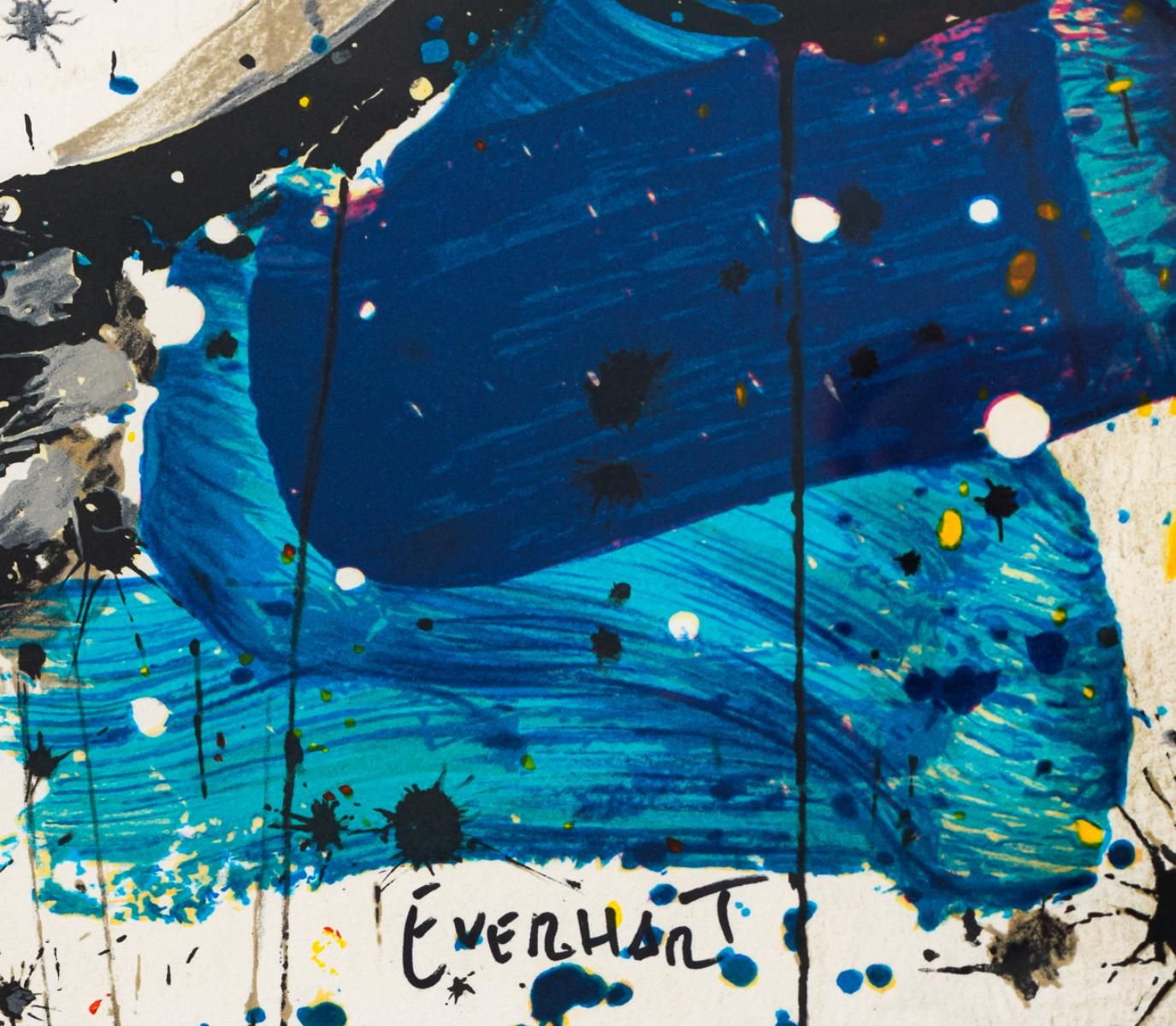 Tom Everhart- Hand Pulled Original Lithograph "Ace Face"