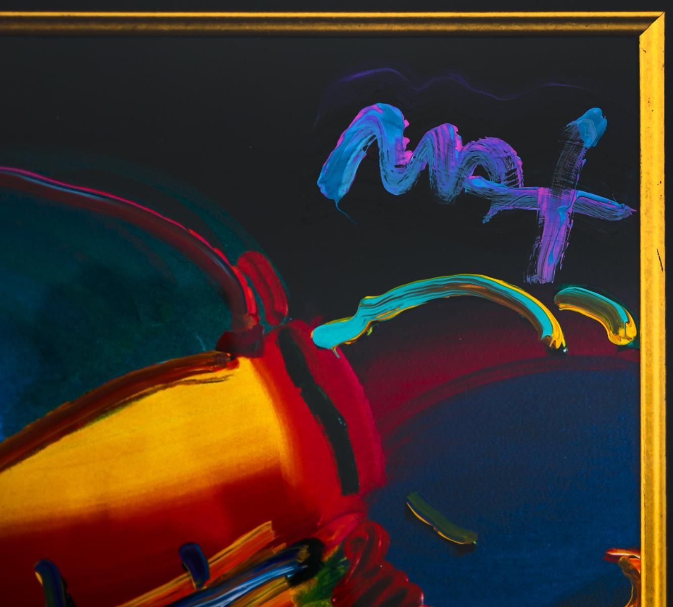 Peter Max- Original Mixed Media "Zero Prism"