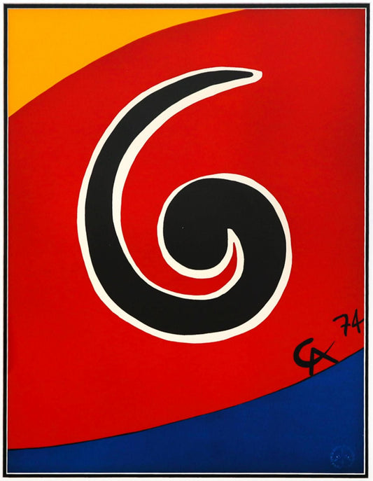 Alexander Calder- Lithograph on Arches Paper "Flying colors - Skywirl"