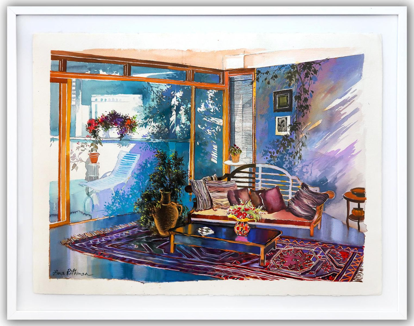 Zina Roitman- Original Watercolor "Untitled"