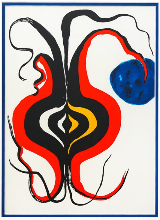 Alexander Calder- Lithograph "DLM156 - BULBE"