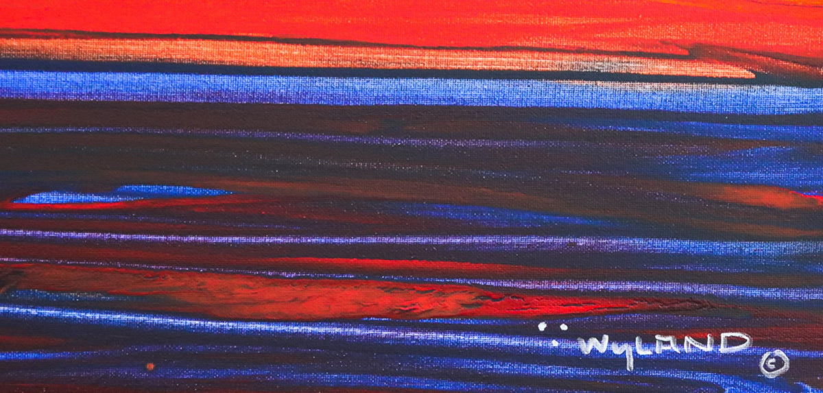 Wyland- Original Painting on Canvas "Dolphin"