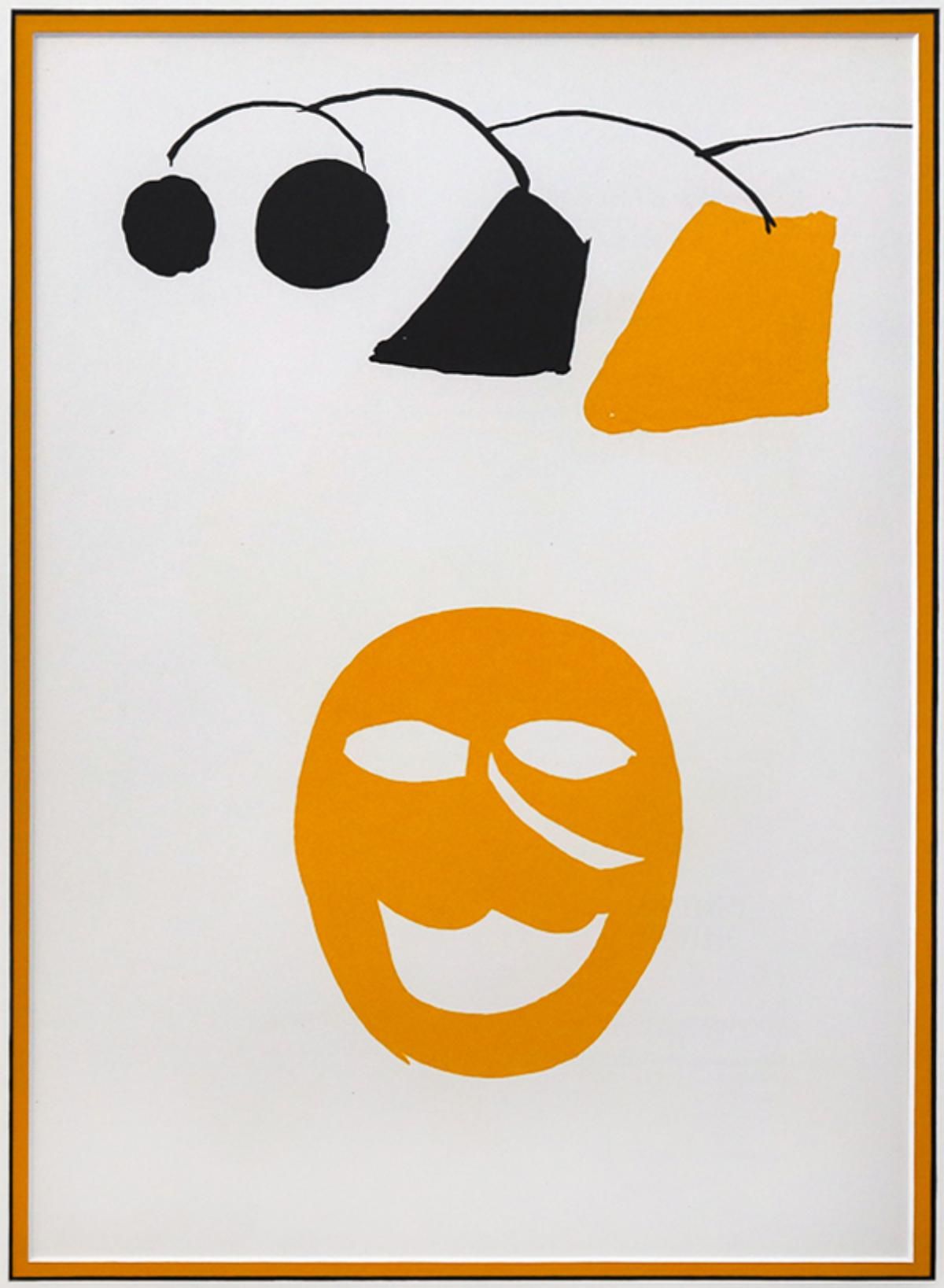 Alexander Calder- Lithograph "DLM221 - Masque jaune"