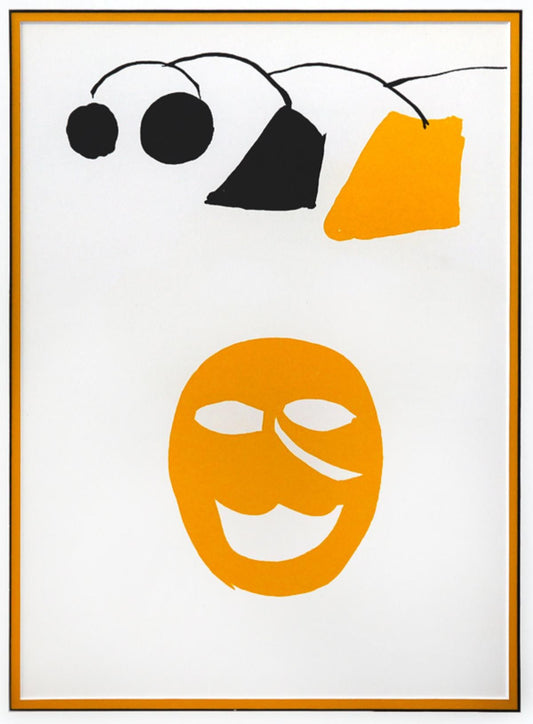 Alexander Calder- Lithograph "DLM221 - Masque jaune"