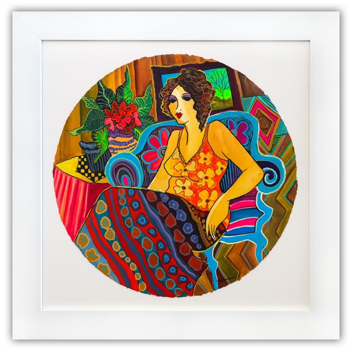 Patricia Govezensky- Original Watercolor "Gaby"