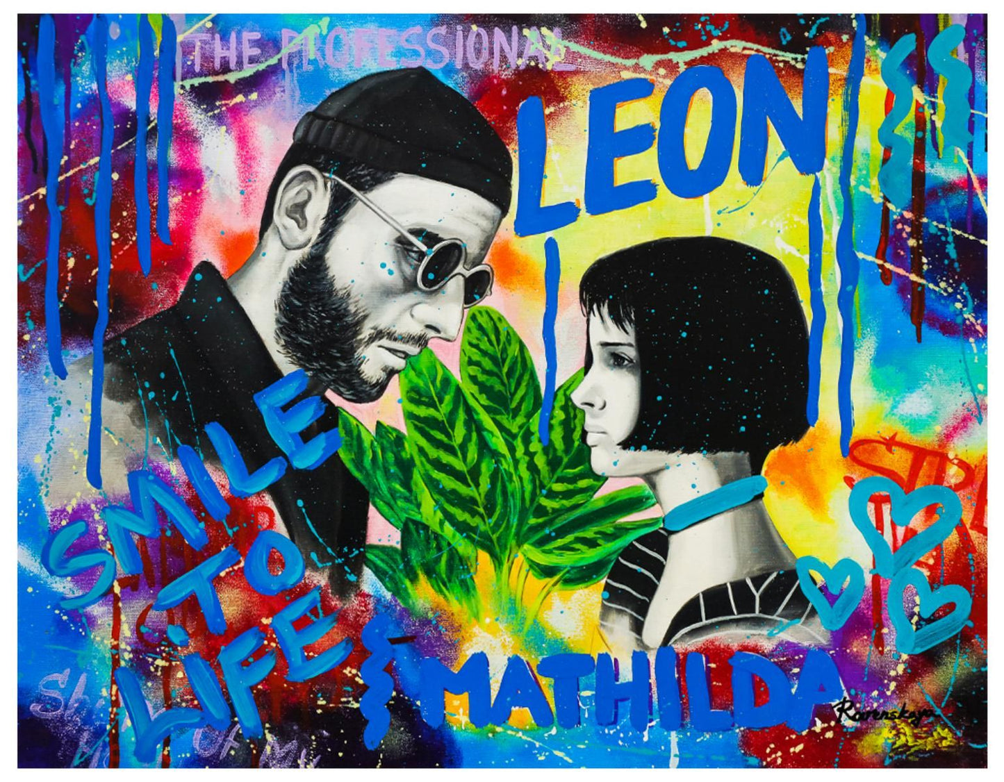 Nastya Rovenskaya- Mixed Media "Leon"