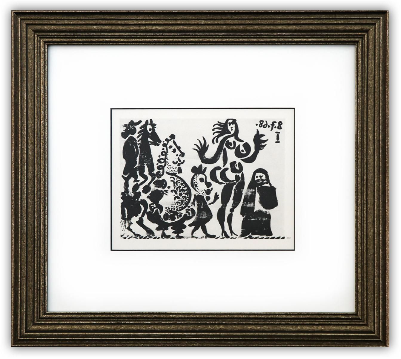 After Pablo Picasso- Offset Lithograph "From The 347 Series"