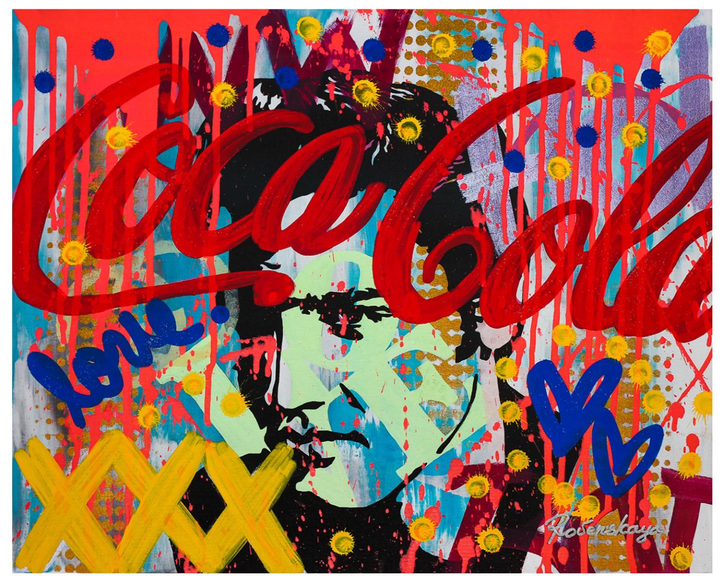 Nastya Rovenskaya- Mixed Media "Elvis"