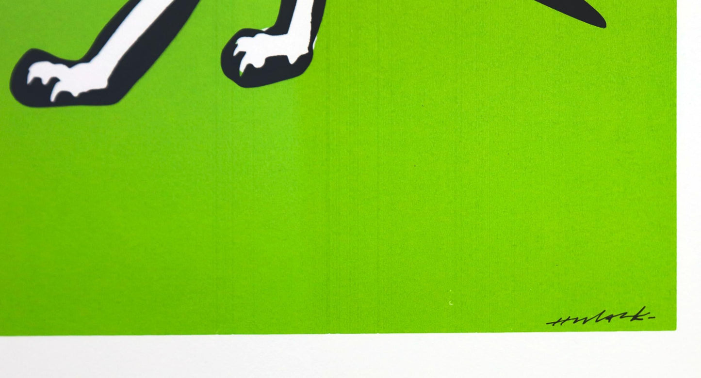 Hijack- Silkscreen "Skeleton Cat"