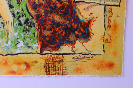 Sergey Kovrigo- Original Serigraph on Paper "Friendship"