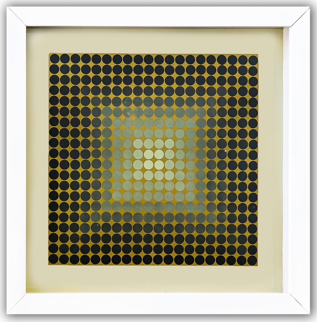 Victor Vasarely- Heliogravure Print "Untitled"
