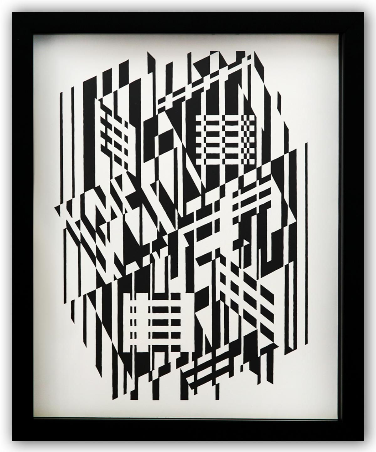 Victor Vasarely- Heliogravure Print "Untitled"