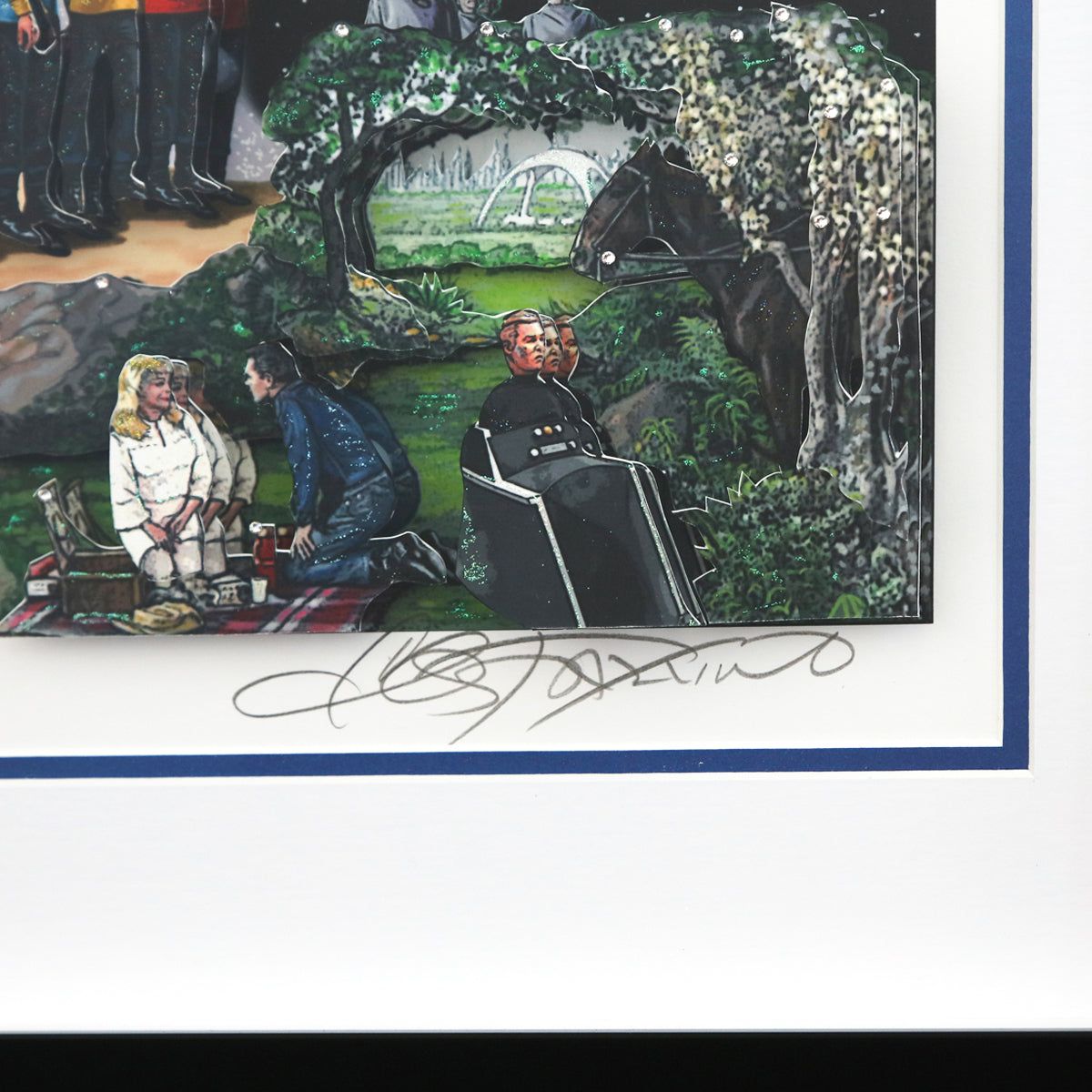 Charles Fazzino- 3D Construction Silkscreen giclee on paper "STAR TREK: THE BEGINNING"