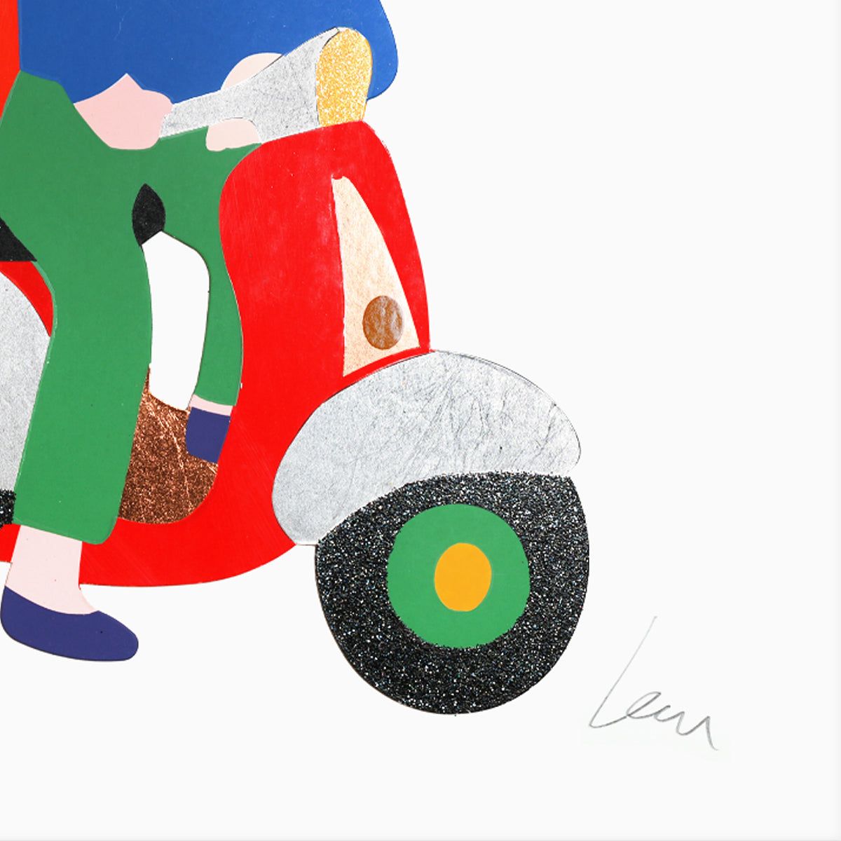 Marco Lodola- Silkscreen "Stringiti ame"