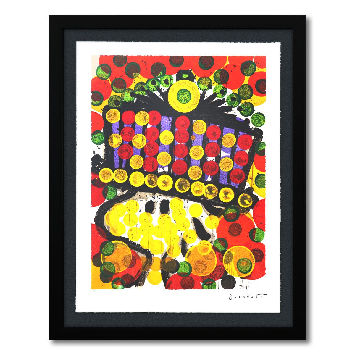 Tom Everhart- Hand Pulled Original Lithograph "Bird Of Paradise"
