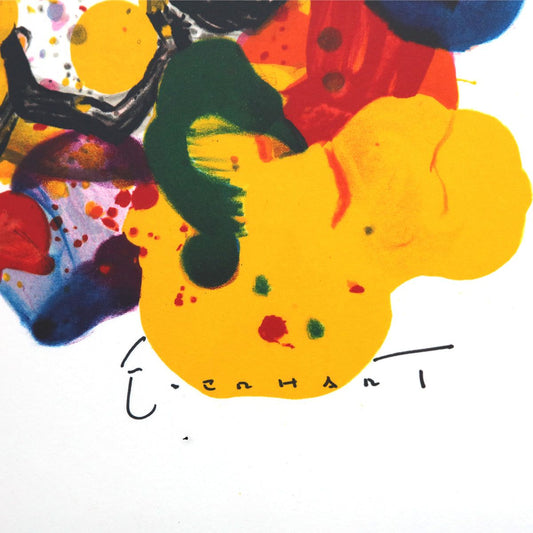 Tom Everhart- Hand Pulled Original Lithograph "Why I Like Big Hair"