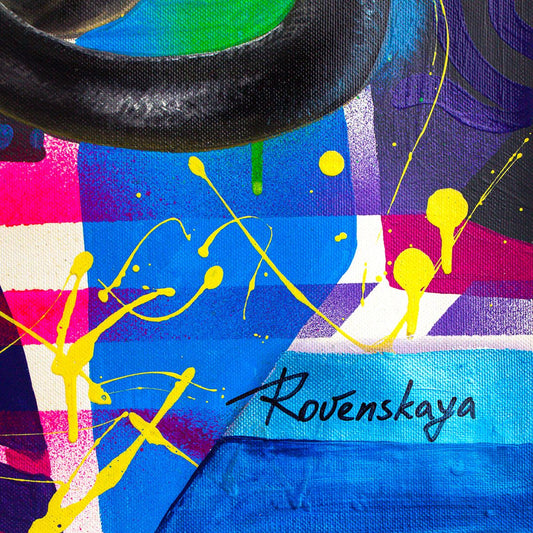 Nastya Rovenskaya- Original Oil on Canvas "Soul"
