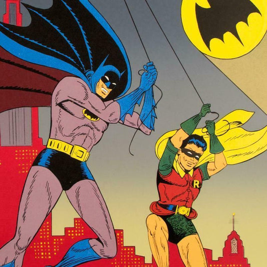 Bob Kane (1915-1998)- Original Lithograph "Batman and Robin"