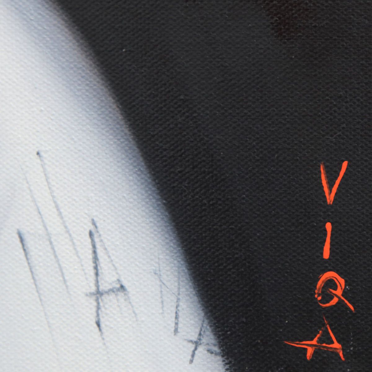 Viqa- Original Oil on Canvas with Collage "Teen Donald Duck"