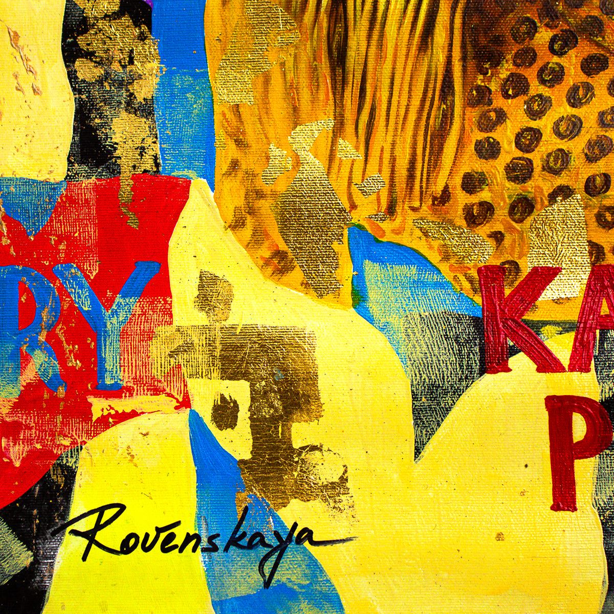 Nastya Rovenskaya- Original Oil on Canvas "Katy Perry"