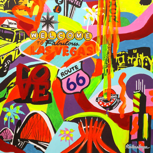 Nastya Rovenskaya- Mixed Media "Casino Life"