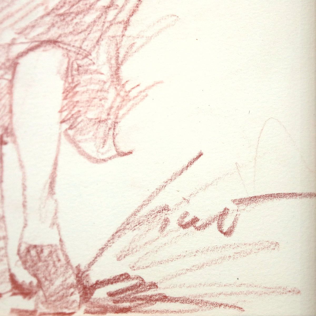 Pino (1939-2010)- Original Drawing on Paper "Untitled"