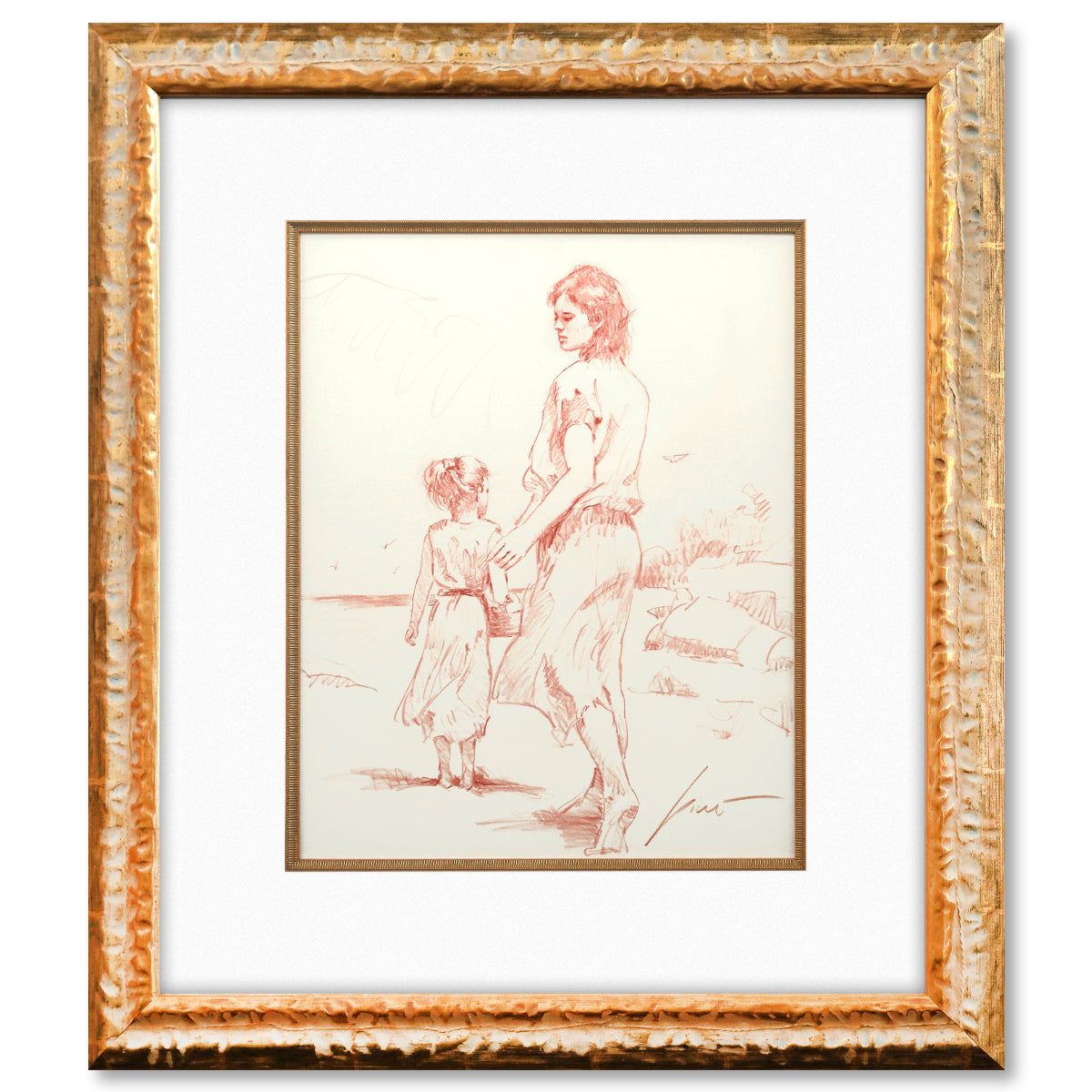 Pino (1939-2010)- Original Drawing on Paper "Untitled"