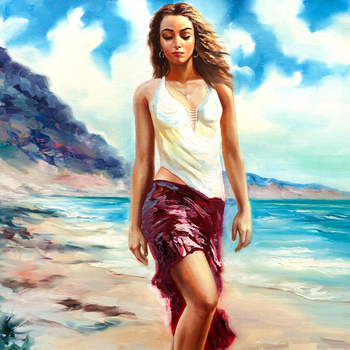 Taras Sidan- Original Oil on Canvas "Aurora"