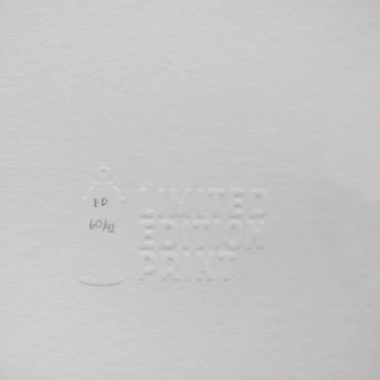 Hijack- Serigraph in Colors on Paper "BFF"