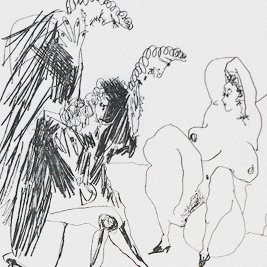 After Pablo Picasso- Offset Lithograph "From The 347 Series"