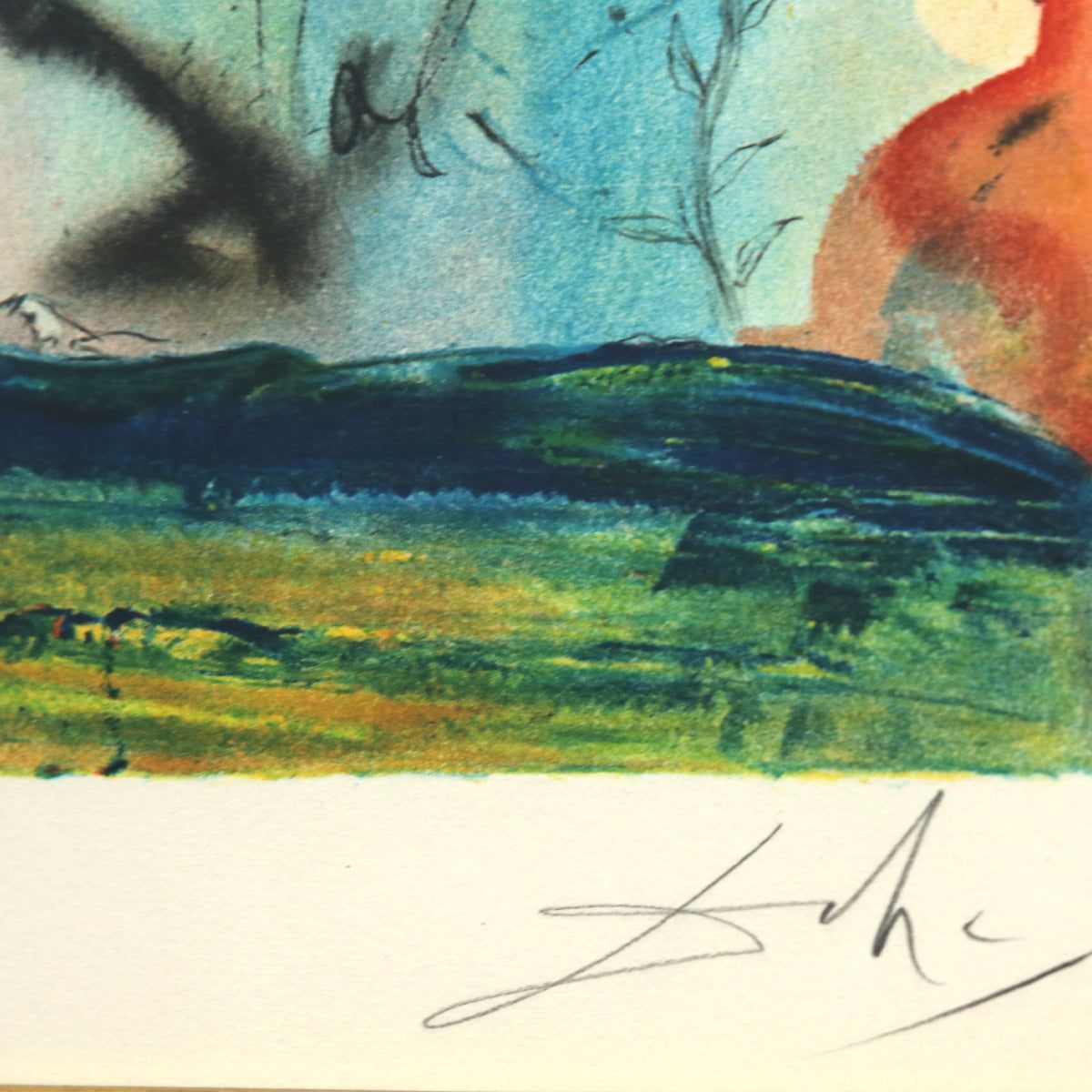 Salvador Dali- Original Lithograph "The Land of Milk and Honey"