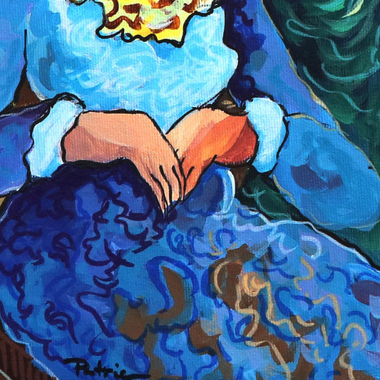 Patricia Govezensky- Original Acrylic on Canvas "Turbulent Harmony"
