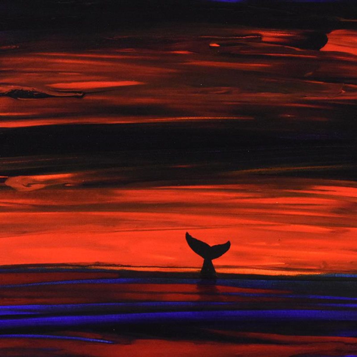 Wyland- Original Painting on Canvas "Whale Tail"