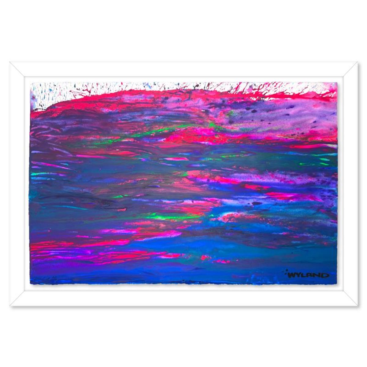 Wyland- Original Watercolor Painting on Deckle Edge Paper "Untitled"