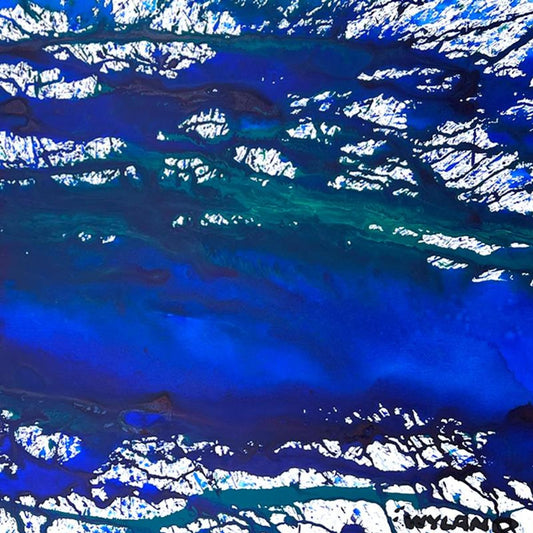 Wyland- Original Watercolor Painting on Deckle Edge Paper "Untitled"