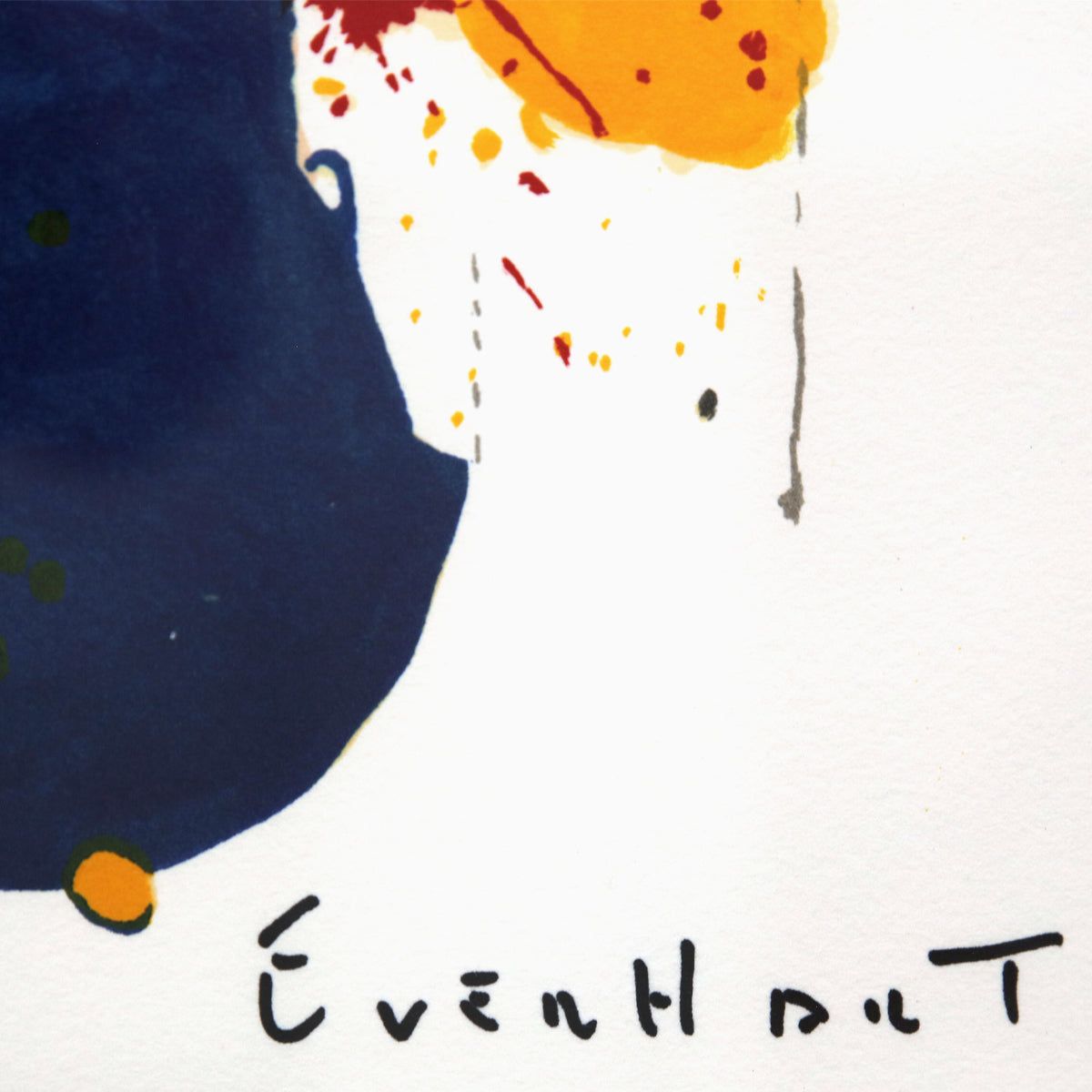 Tom Everhart- Hand Pulled Original Lithograph "Squeeze the Day-Friday"