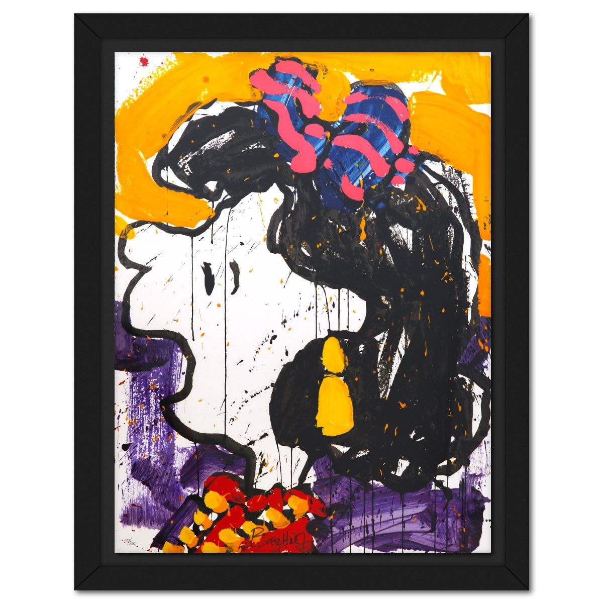 Tom Everhart- Hand Pulled Original Lithograph "Glam Slam"