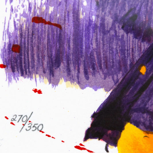 Tom Everhart- Hand Pulled Original Lithograph "Glam Slam"