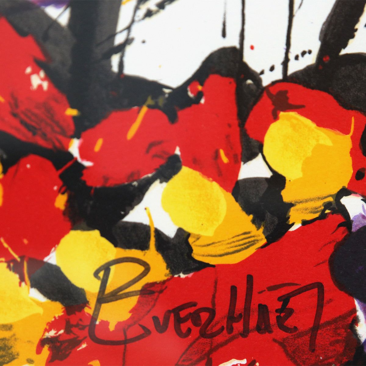 Tom Everhart- Hand Pulled Original Lithograph "Glam Slam"