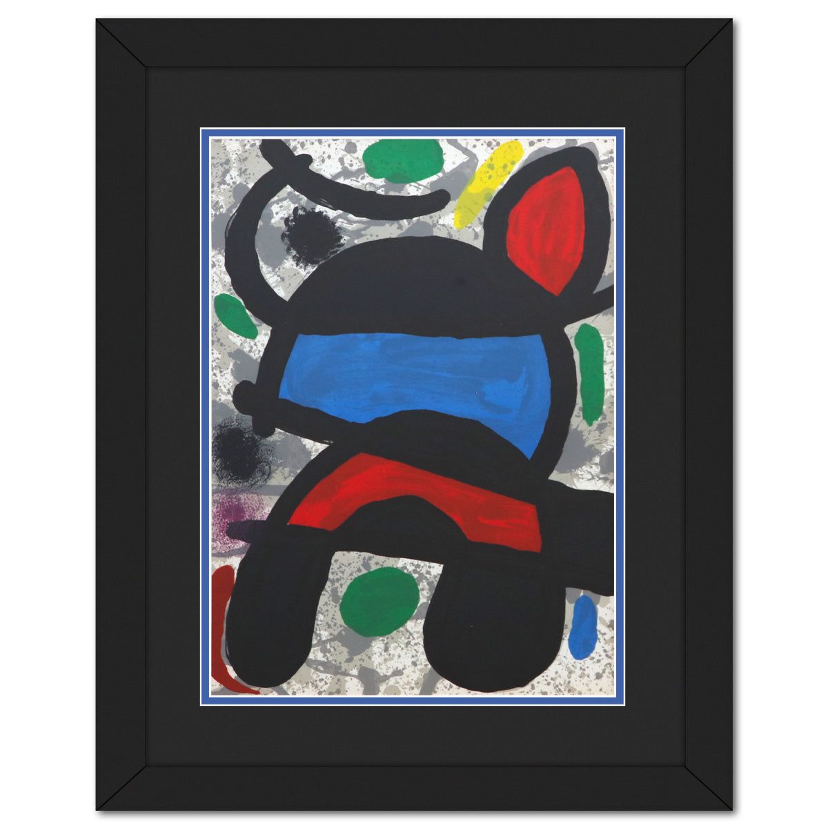 After Joan Miro- Lithograph on Rivoli paper "DLM186 - Toute chose"