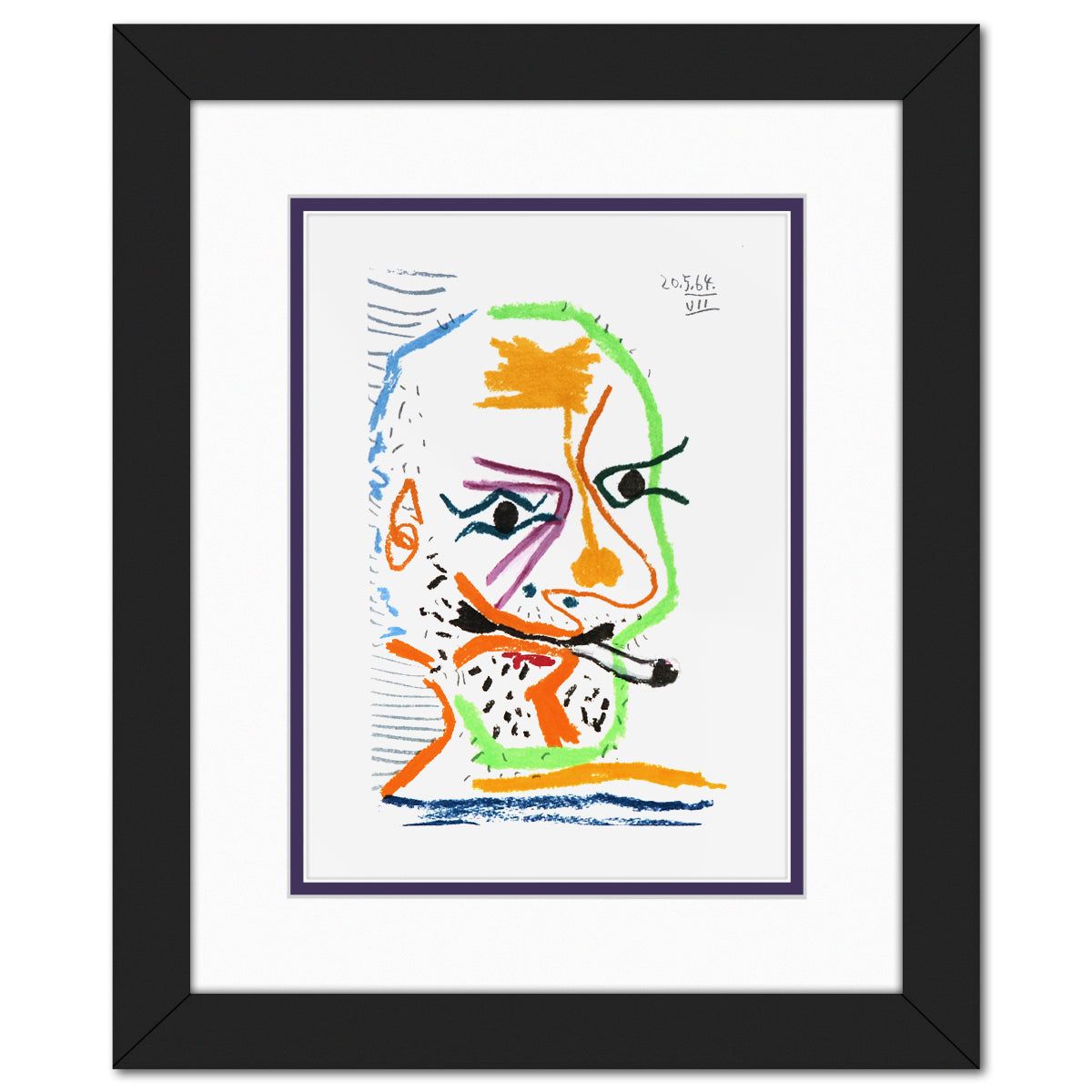 After Pablo Picasso- Lithograph on Arches paper "Le Goût du Bonheur 21"